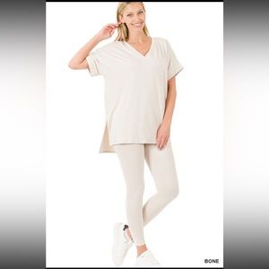 Microfiber loungewear set